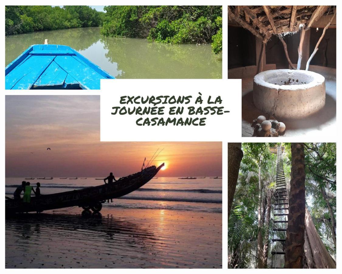 Appartement Familial Spacieux Avec Climatisation Ziguinchor Exteriör bild